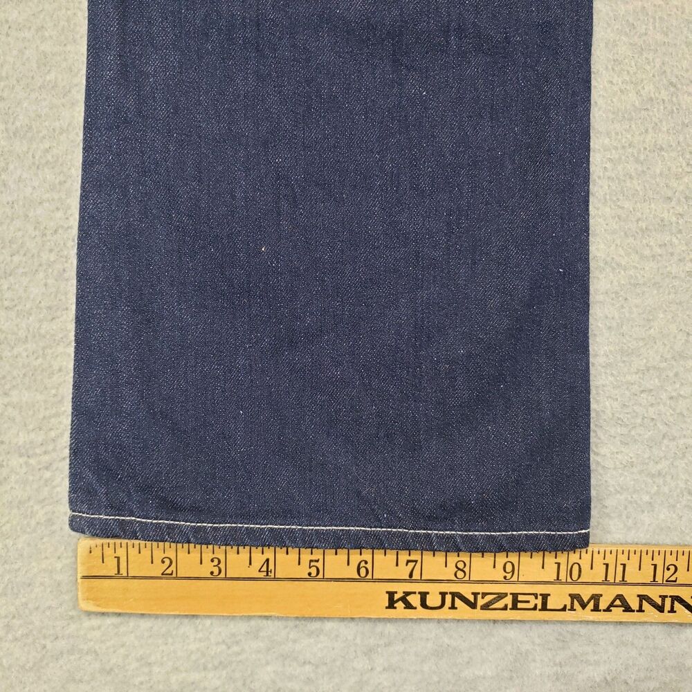 New! Levis Made & Crafted Cropped Flare Jeans Womens 30x24 Blue Cottonized Hemp - Picture 7 of 10